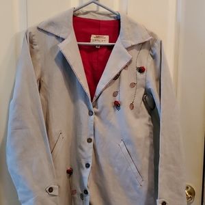 NWOT  Boutique ladybug jacket. M
